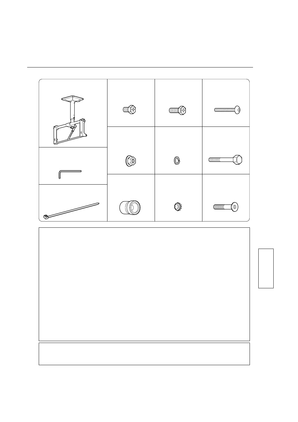 Componentes, Puntos a tener en cuenta durante la instalación | Panasonic TYST05S User Manual | Page 33 / 52