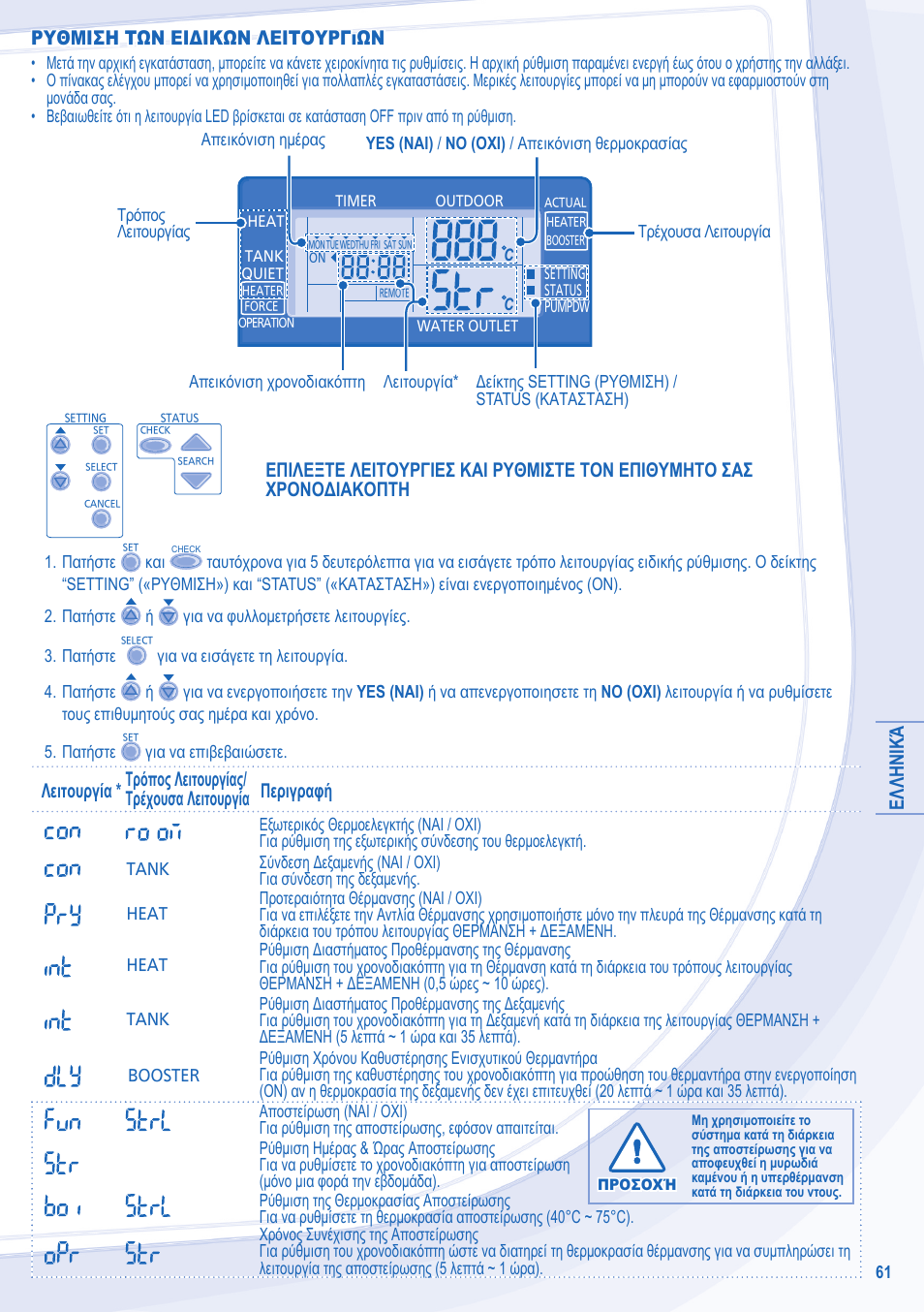 Panasonic WHUD12CE5 User Manual | Page 61 / 76