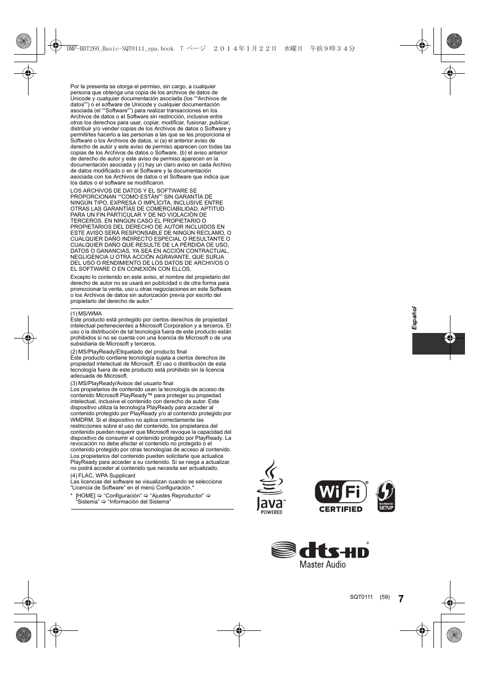 Panasonic DMPBDT161EG User Manual | Page 59 / 108