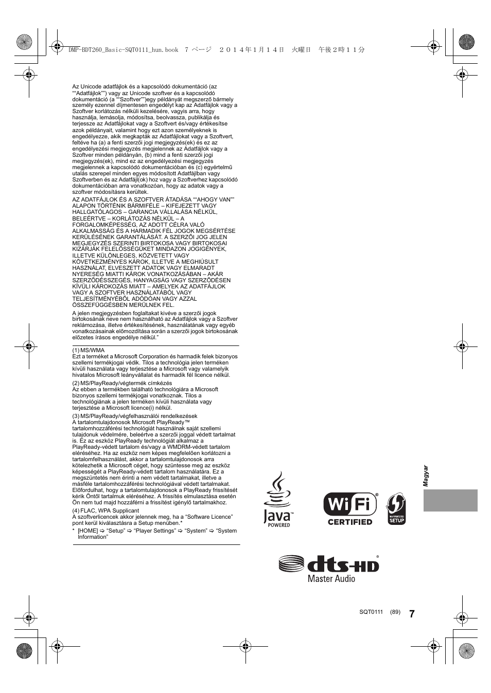 Panasonic DMPBDT161EG User Manual | Page 89 / 108