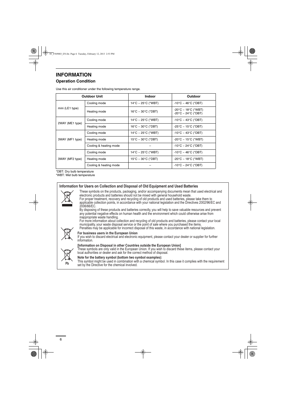 Information | Panasonic S22MK2E5 User Manual | Page 6 / 180