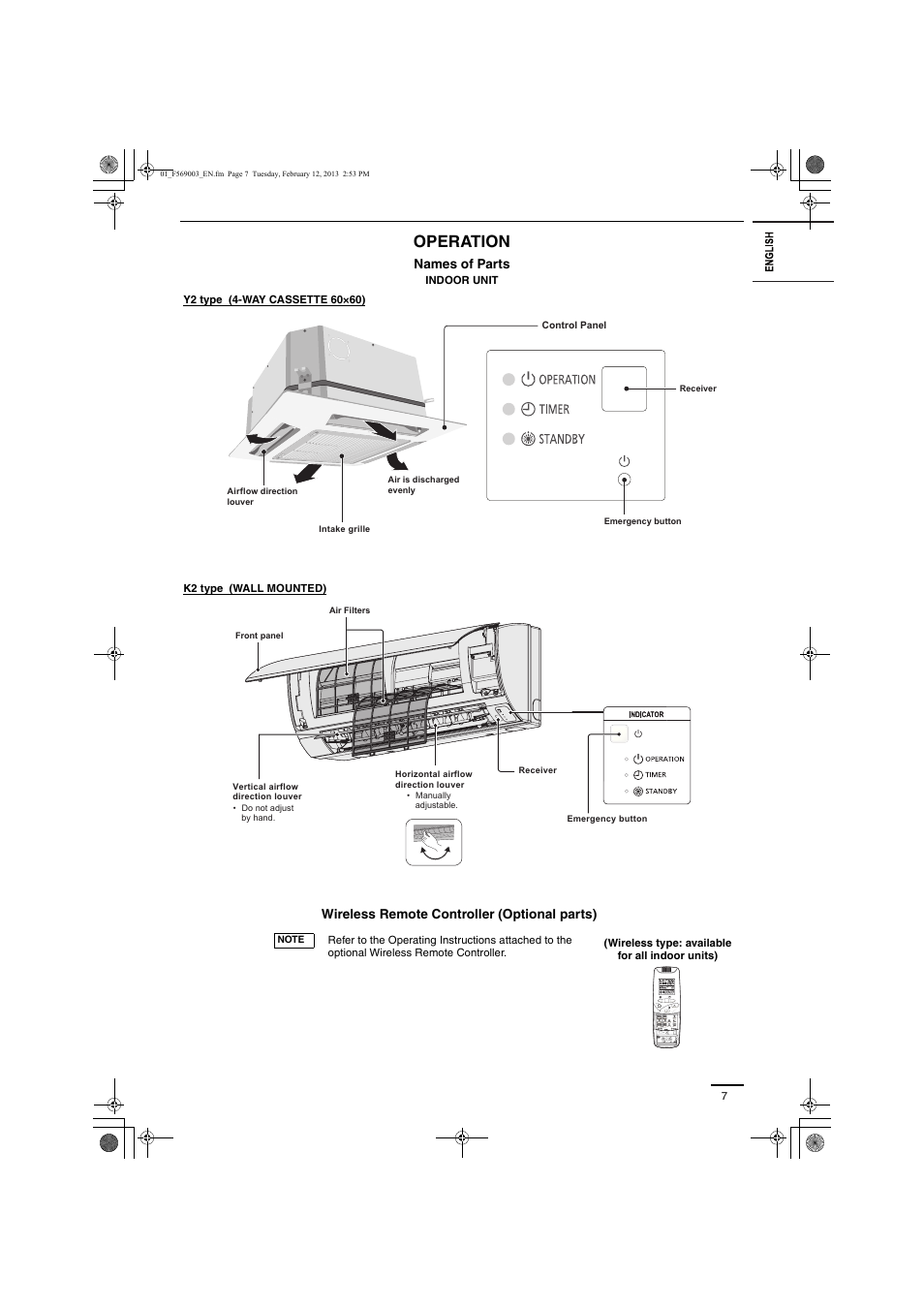Operation | Panasonic S22MK2E5 User Manual | Page 7 / 180