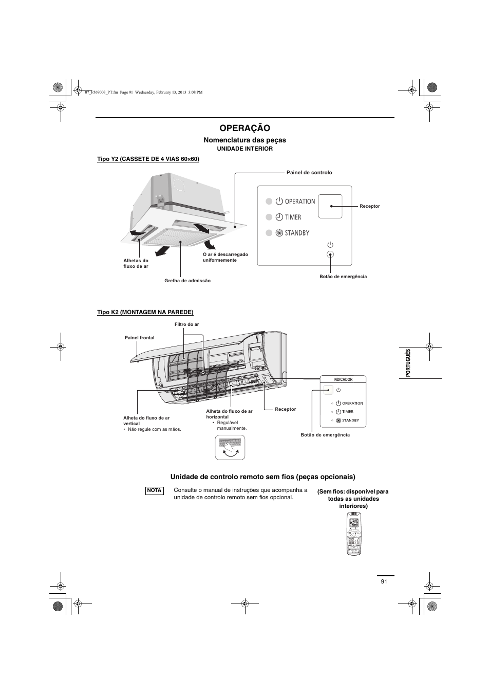 Operação | Panasonic S22MK2E5 User Manual | Page 91 / 180