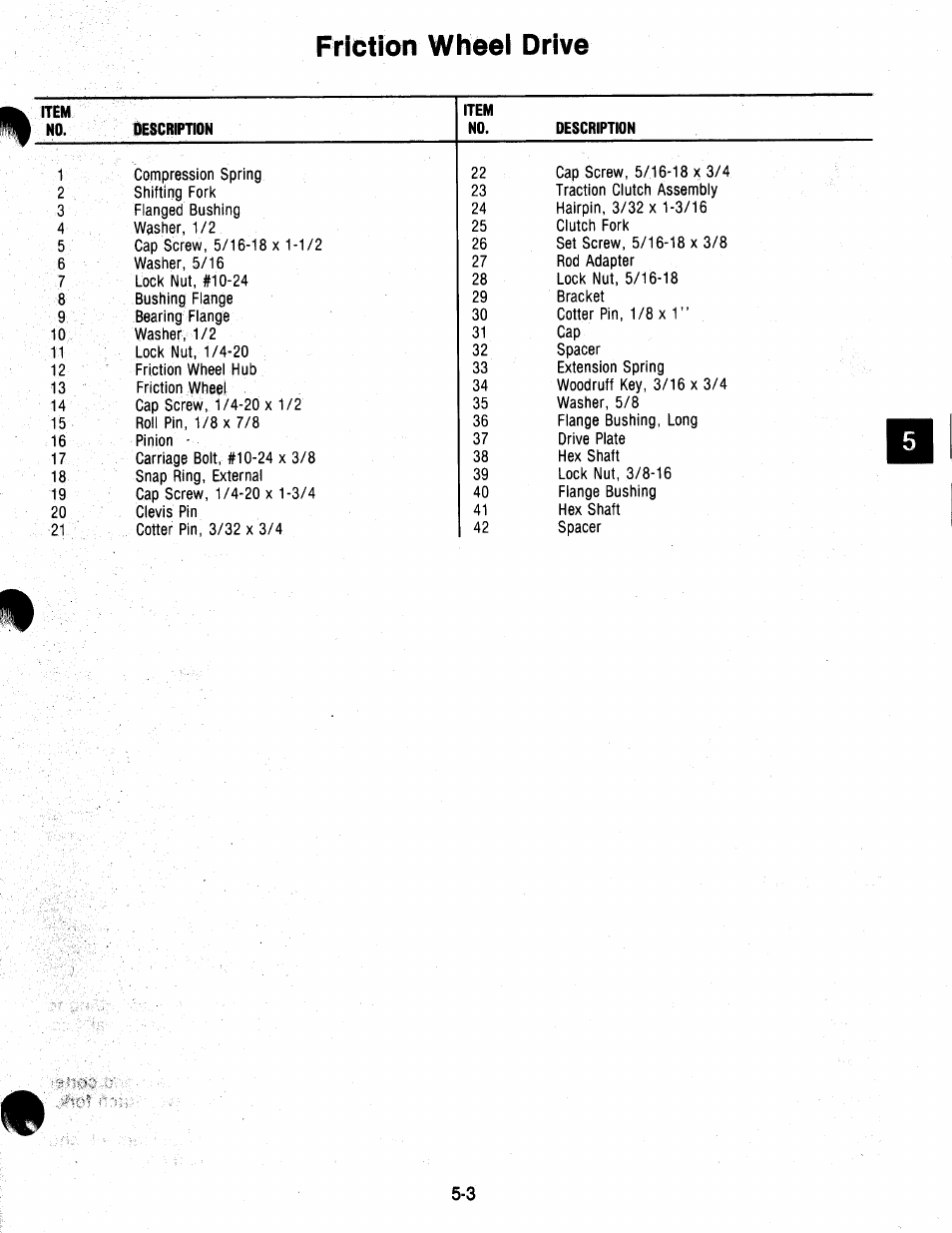 Friction wheel drive | Ariens 932 Series User Manual | Page 30 / 61