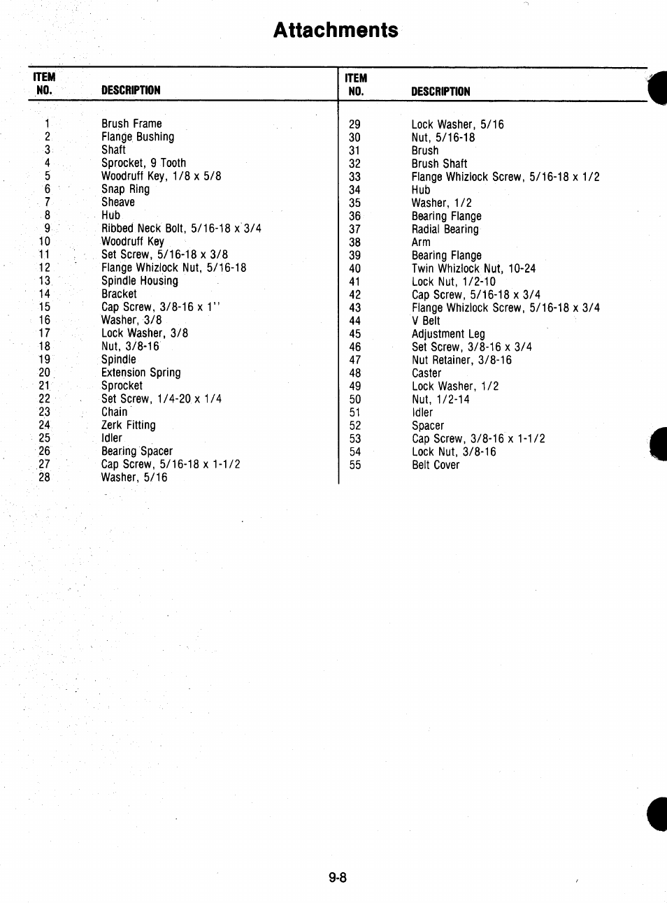 Attachments | Ariens 932 Series User Manual | Page 59 / 61