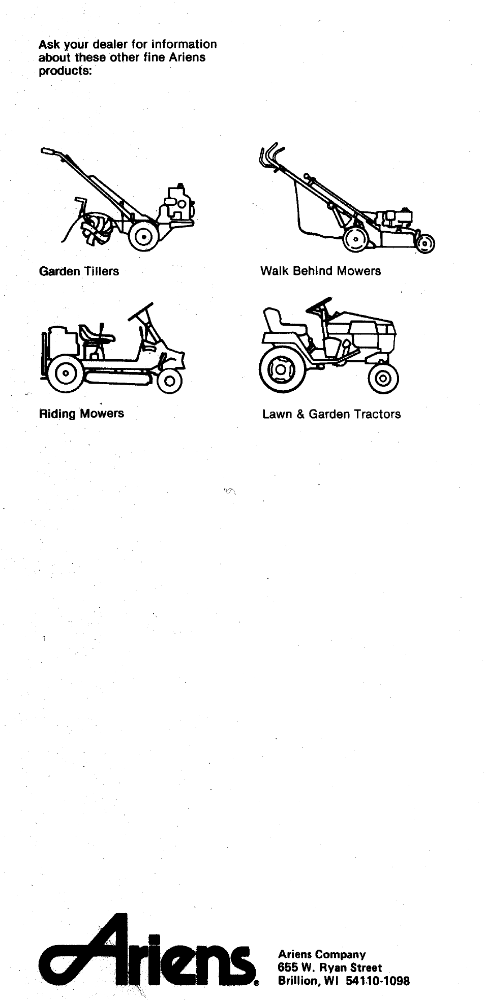 Ttens | Ariens 932 Series User Manual | Page 61 / 61