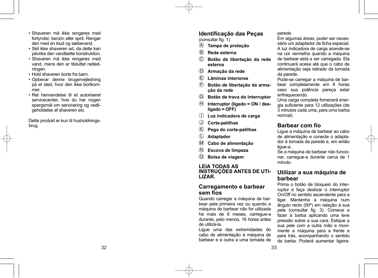 Panasonic ES4033 User Manual | Page 17 / 37