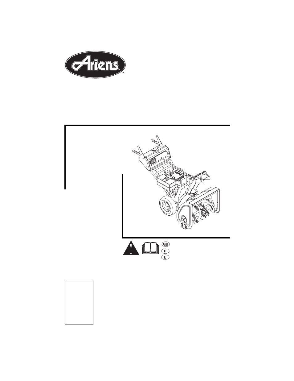 Ariens SNO-THRO 924122 1124 User Manual | 32 pages