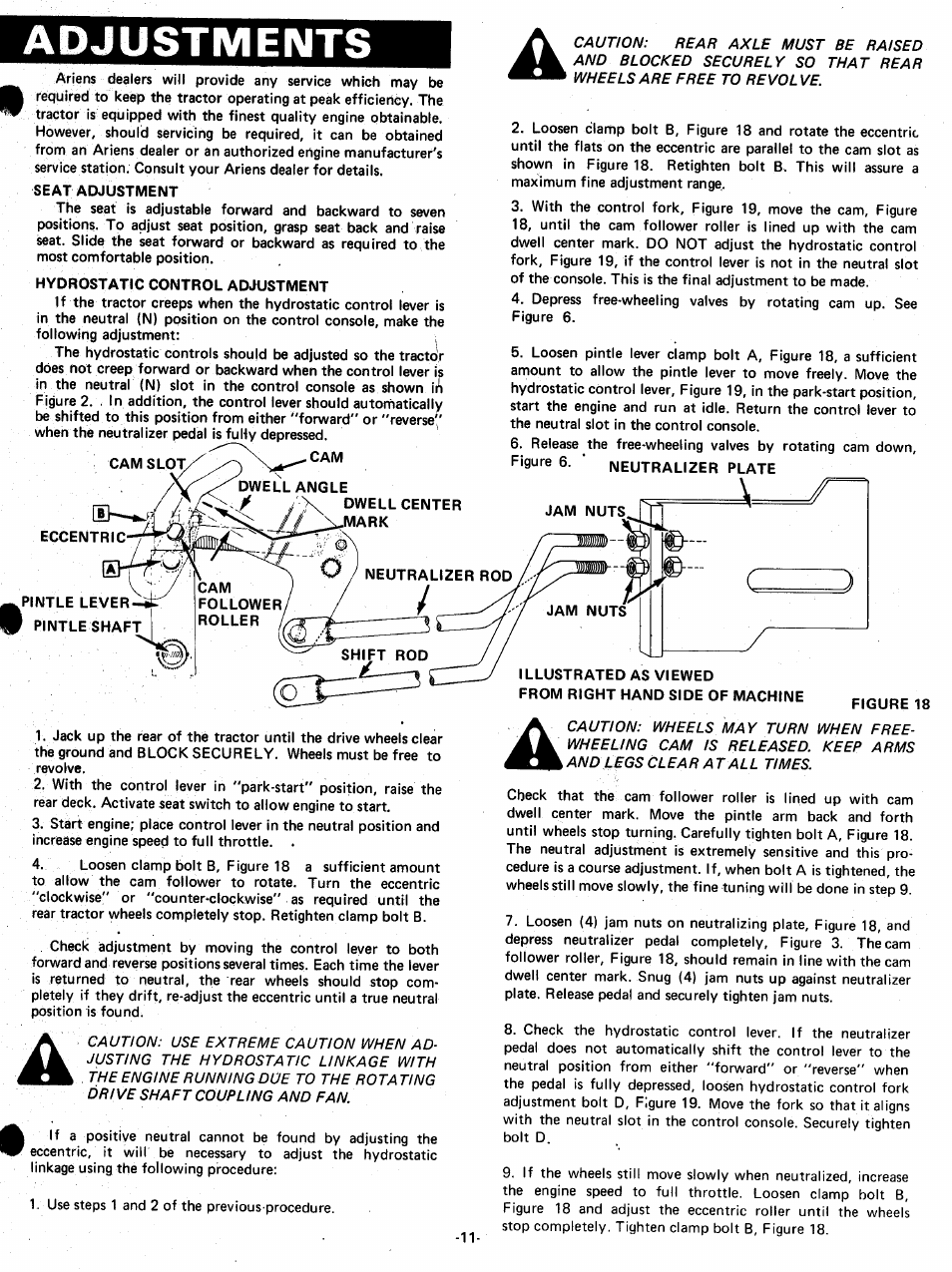 Ariens 931015 S-18 User Manual | Page 11 / 42