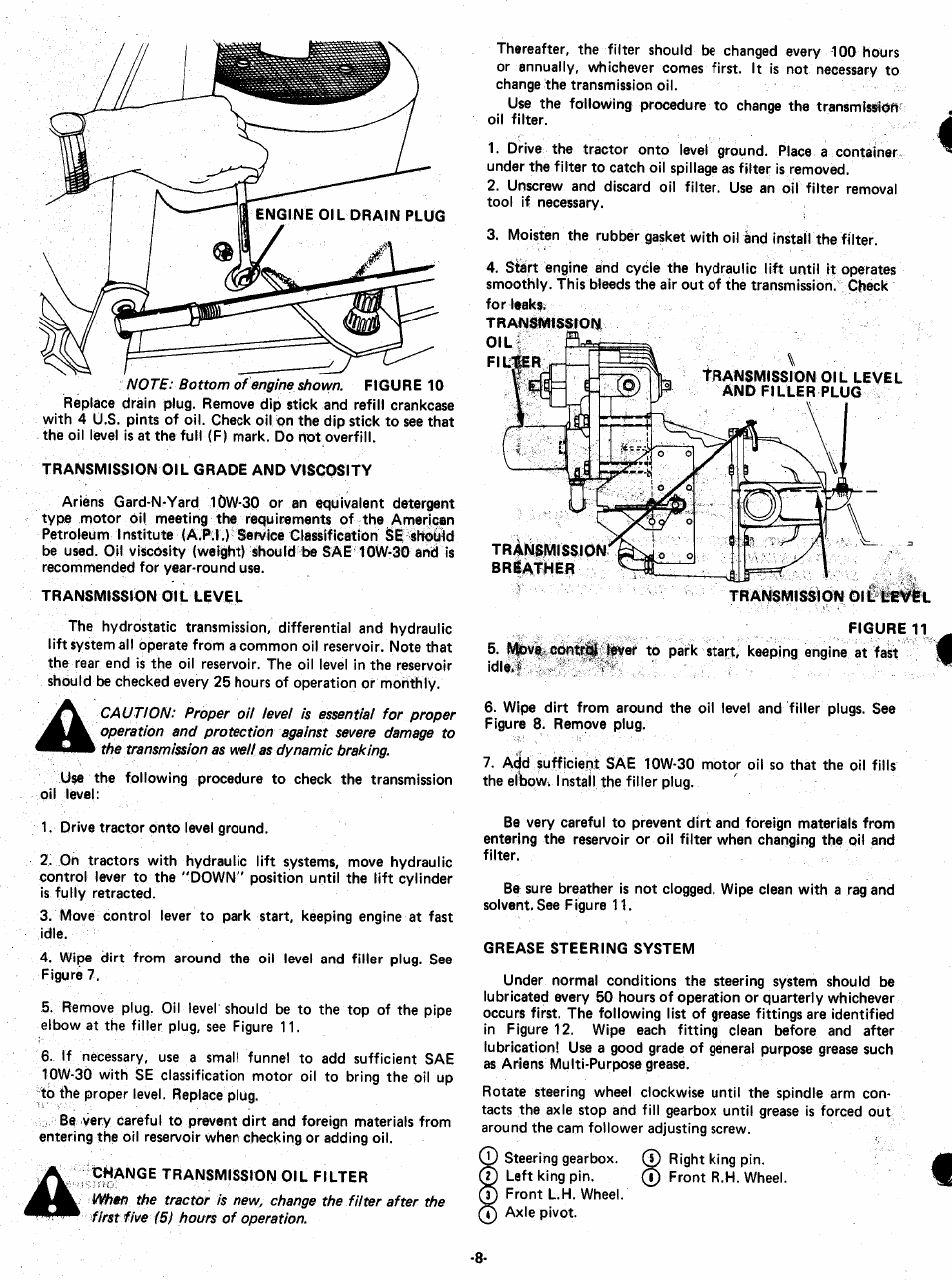 Ariens 931015 S-18 User Manual | Page 8 / 42