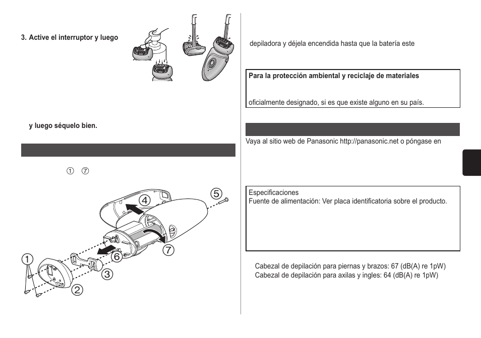 Panasonic ESWD60 User Manual | Page 33 / 118
