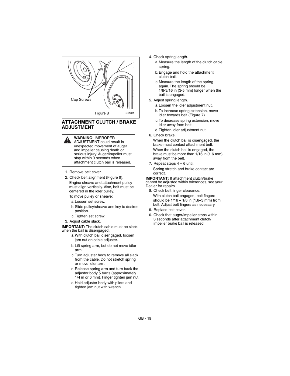 Ariens SNO-THRO 932102 - 520 User Manual | Page 19 / 26