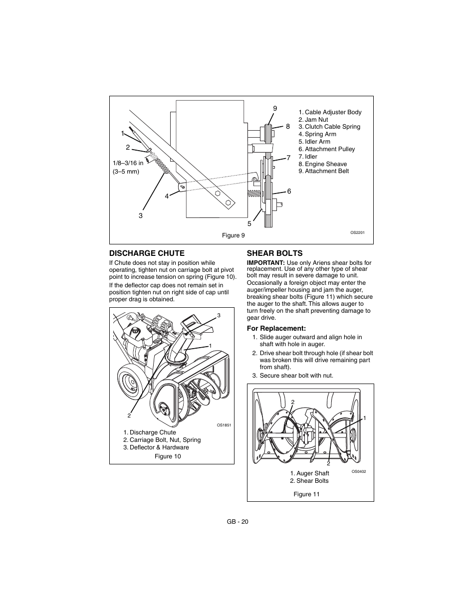 Ariens SNO-THRO 932102 - 520 User Manual | Page 20 / 26