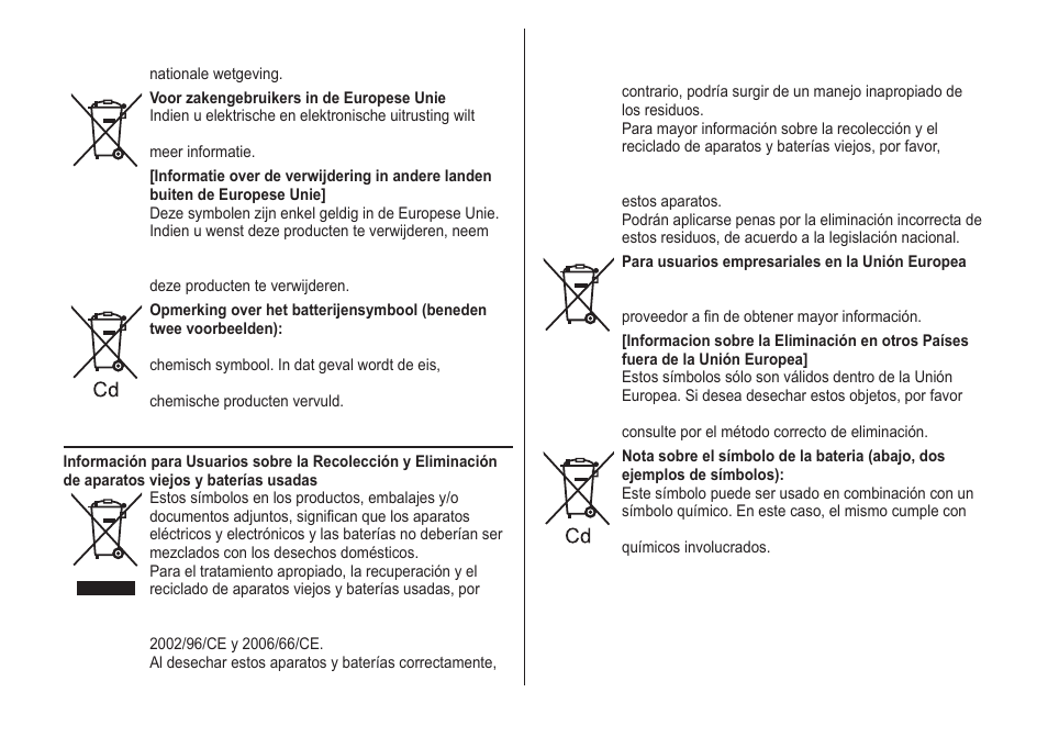 Español | Panasonic ER2211 User Manual | Page 107 / 116