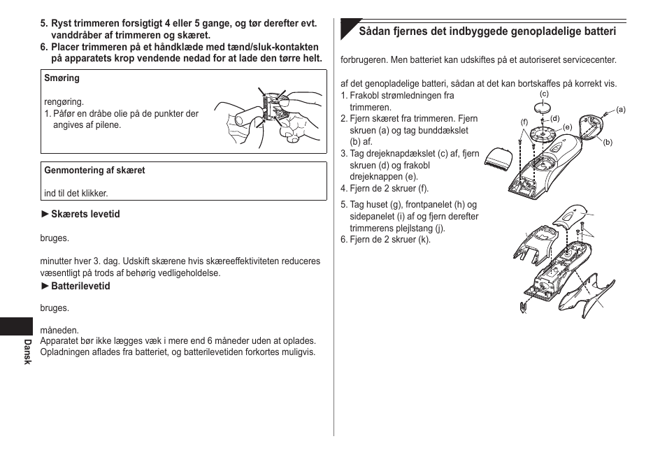 Panasonic ER2211 User Manual | Page 42 / 116