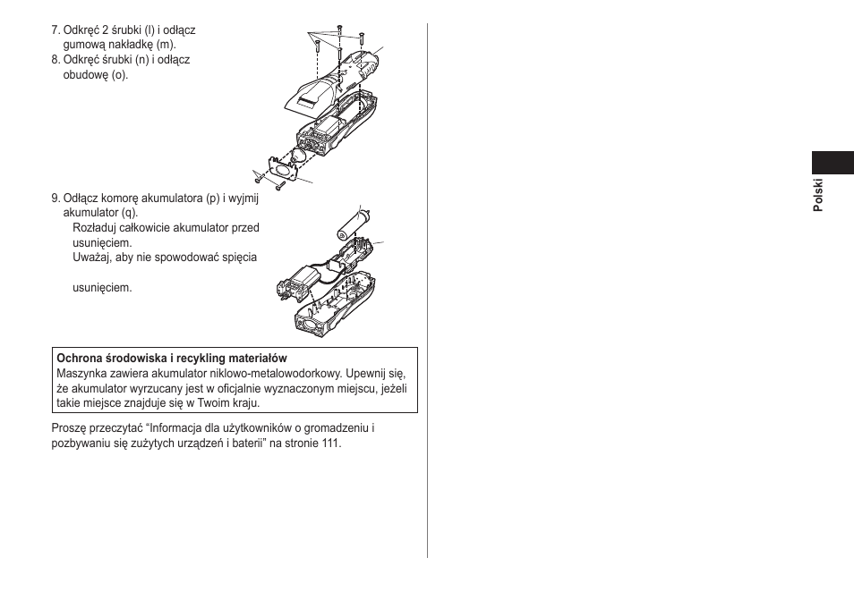 Panasonic ER2211 User Manual | Page 73 / 116