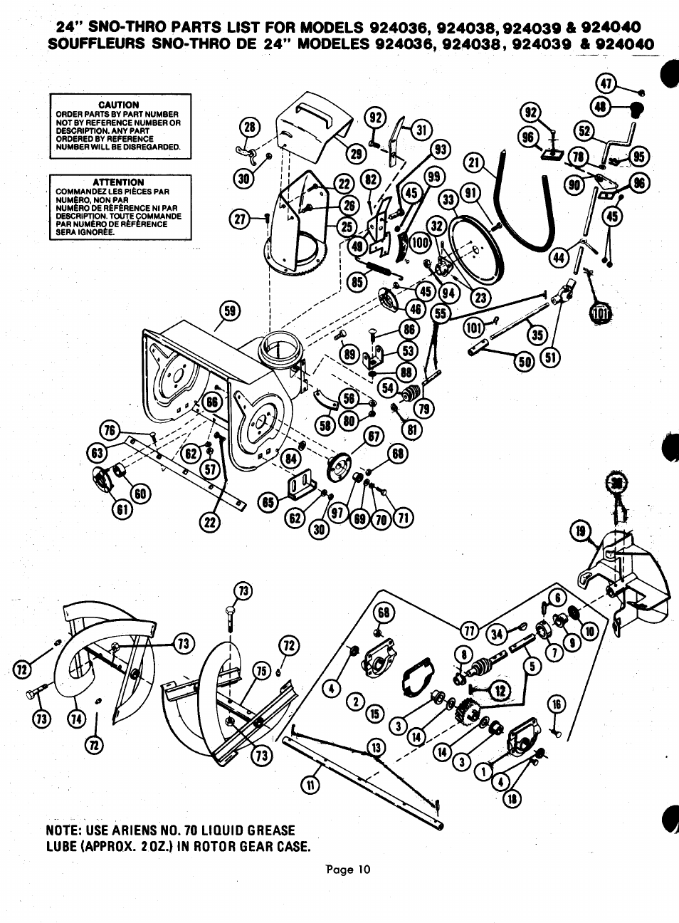 Ariens 924000 User Manual | Page 10 / 55