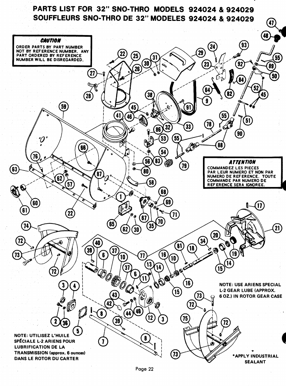 Ariens 924000 User Manual | Page 22 / 55