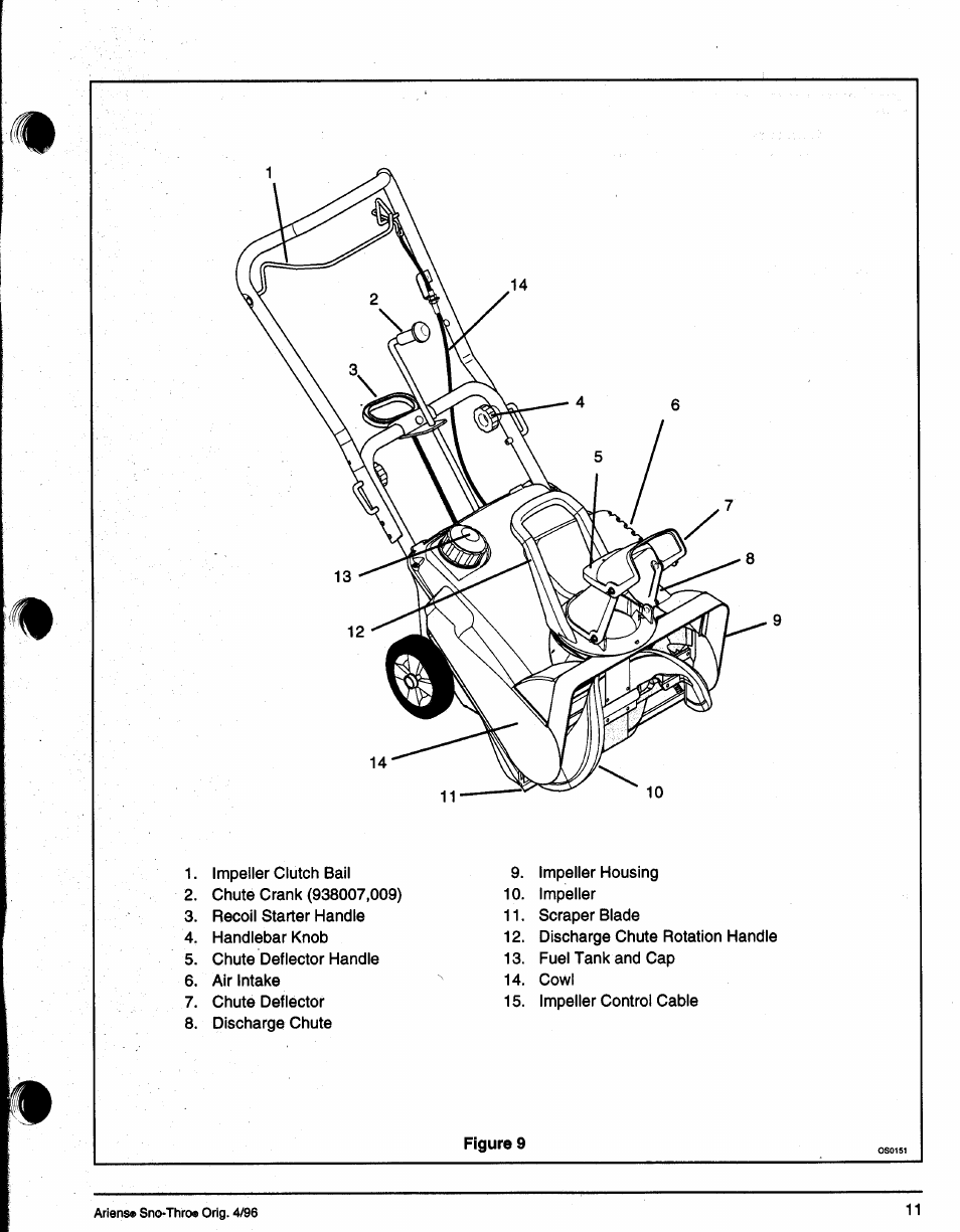 Ariens SNO-THRO 008-SS322E User Manual | Page 15 / 24