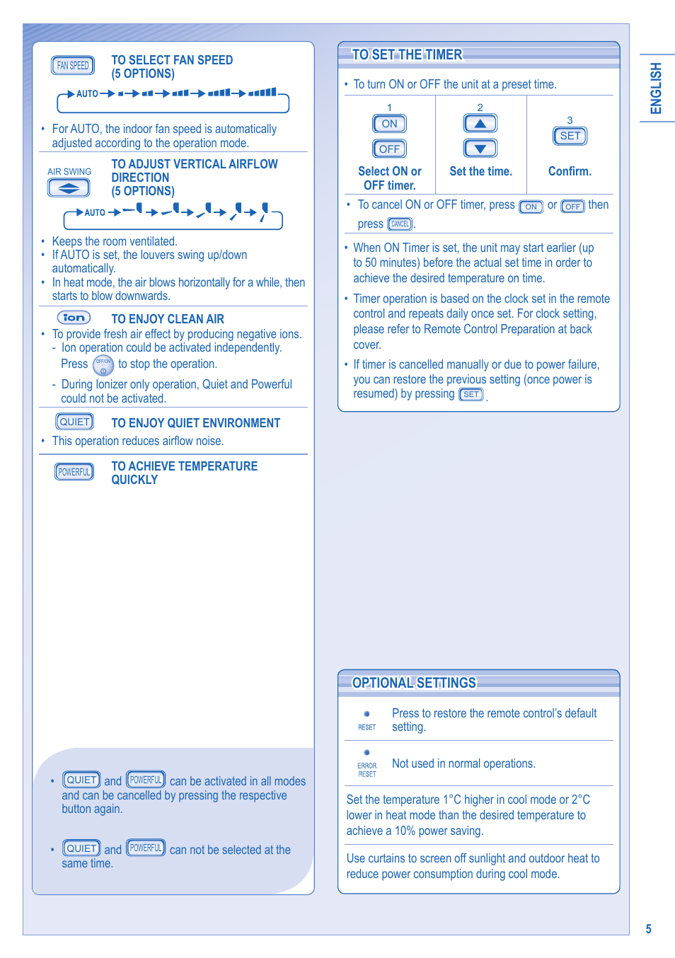 Panasonic UTE9HKE User Manual | Page 5 / 56