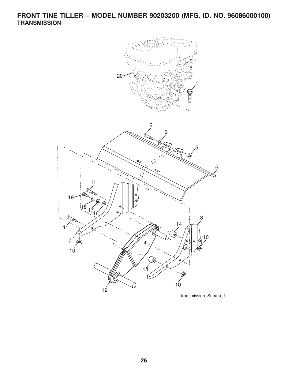 Ariens 90203200 User Manual | Page 26 / 32