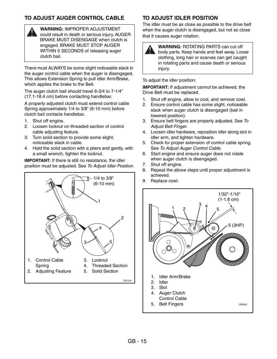 Ariens SNO-THRO 938016 - 522 User Manual | Page 15 / 20