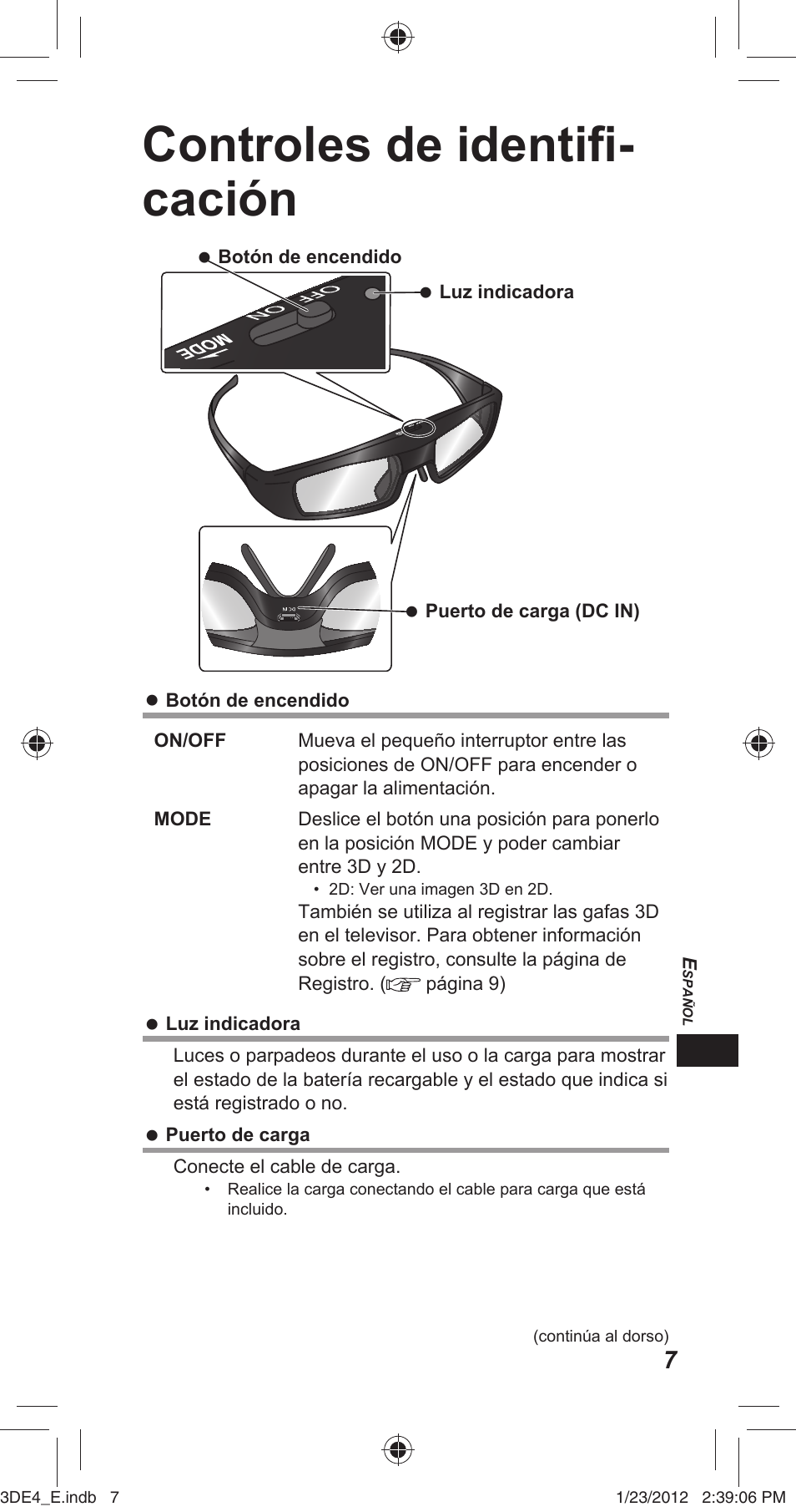 Controles de identifi - cación | Panasonic TYER3D4SE User Manual | Page 153 / 248