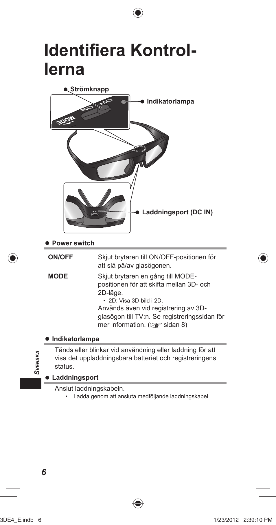 Identifi era kontrol- lerna | Panasonic TYER3D4SE User Manual | Page 168 / 248