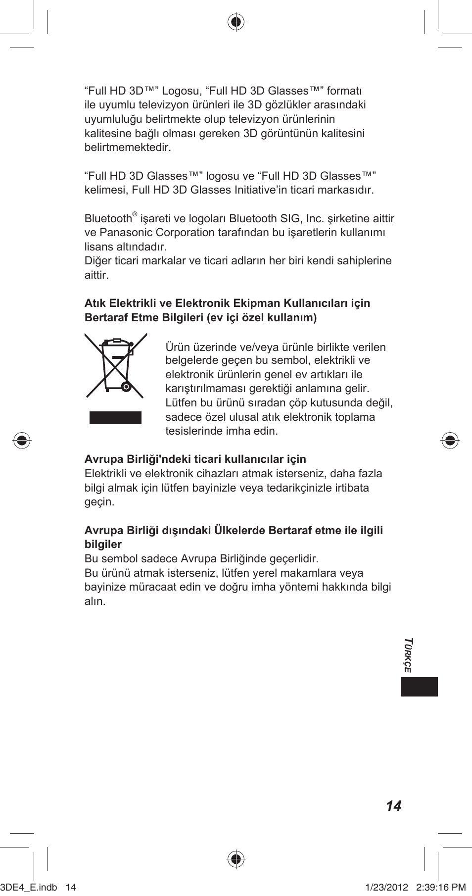 Panasonic TYER3D4SE User Manual | Page 191 / 248
