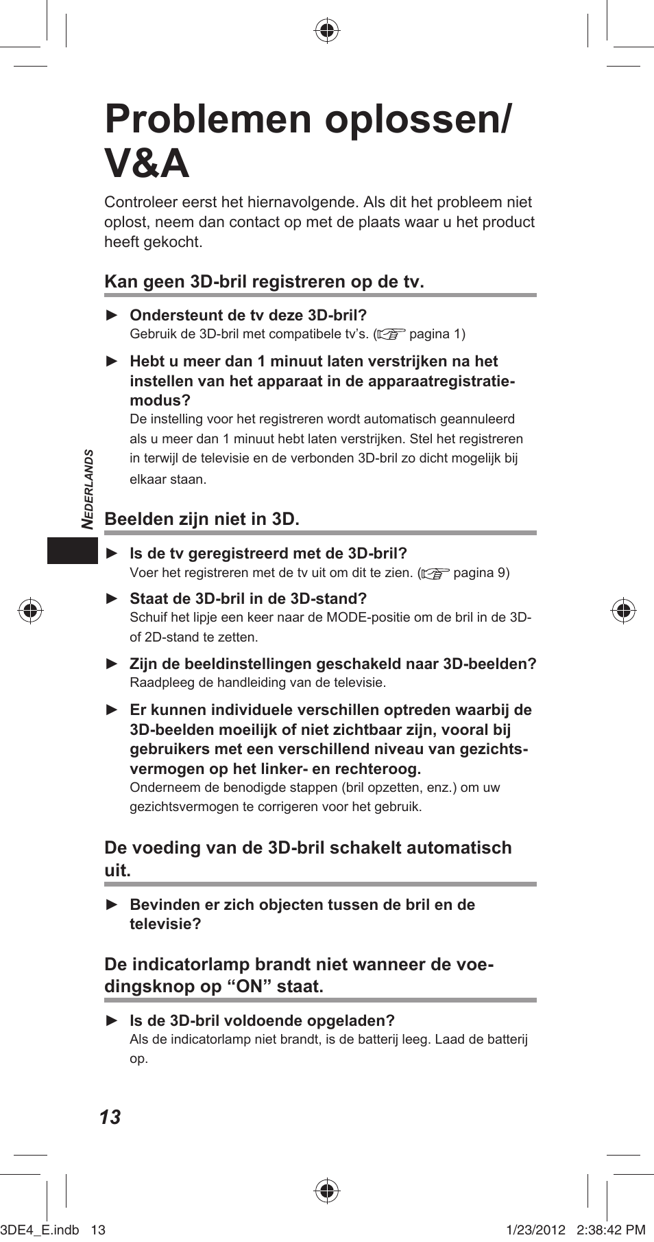 Problemen oplossen/ v&a | Panasonic TYER3D4SE User Manual | Page 44 / 248