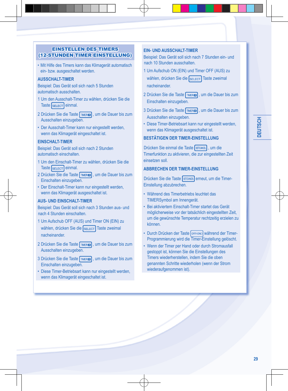 Panasonic CSYE18MKE User Manual | Page 29 / 72