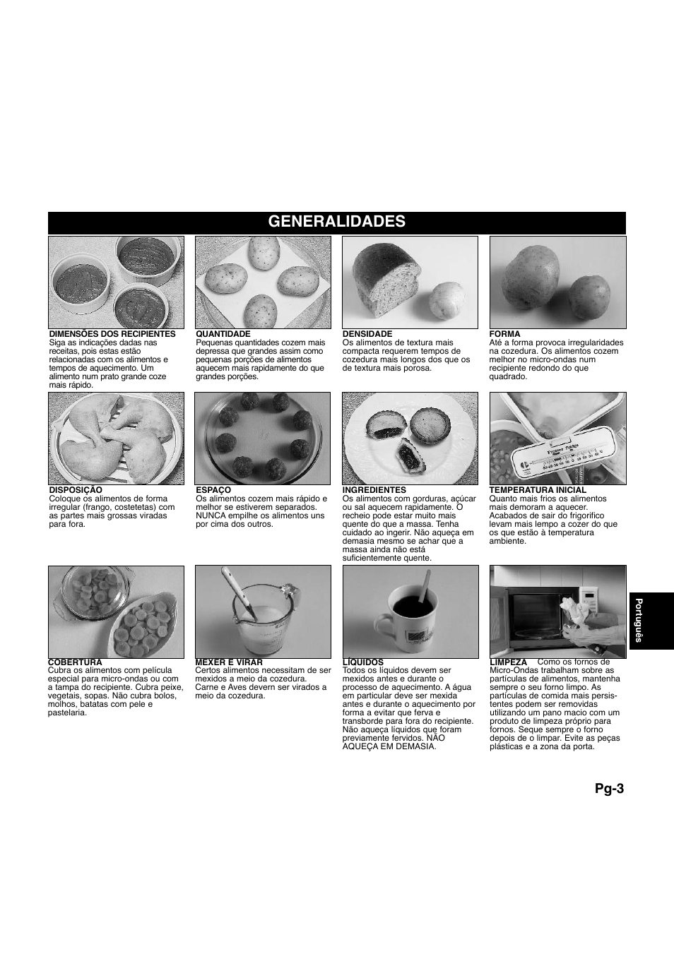 Generalidades, Pg-3 | Panasonic NNQ523MF User Manual | Page 119 / 174