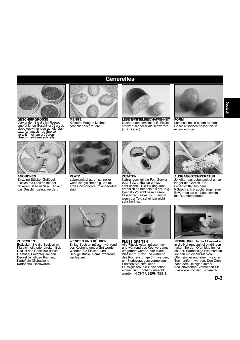 Generelles | Panasonic NNQ523MF User Manual | Page 24 / 174