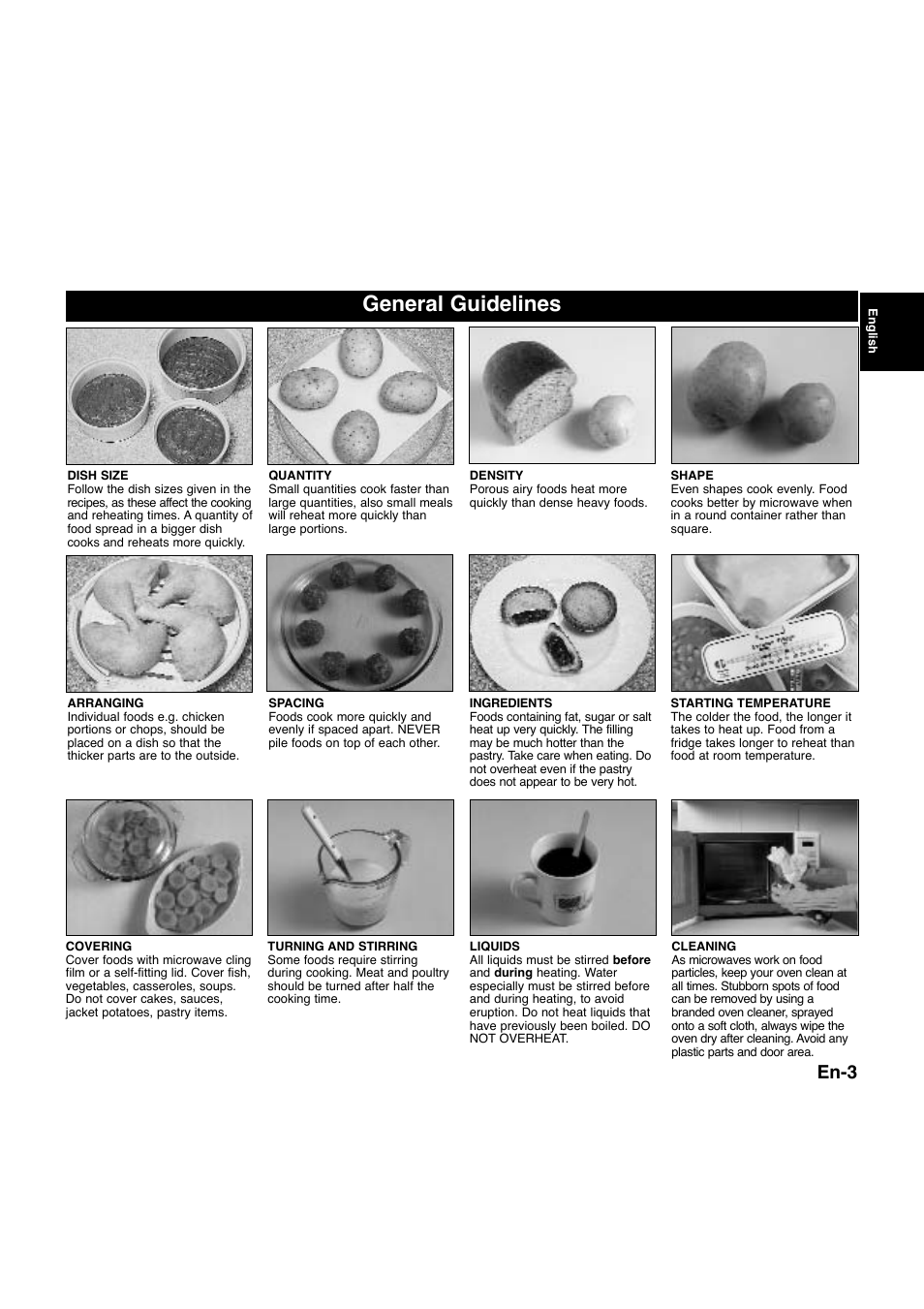 General guidelines, En-3 | Panasonic NNQ523MF User Manual | Page 5 / 174