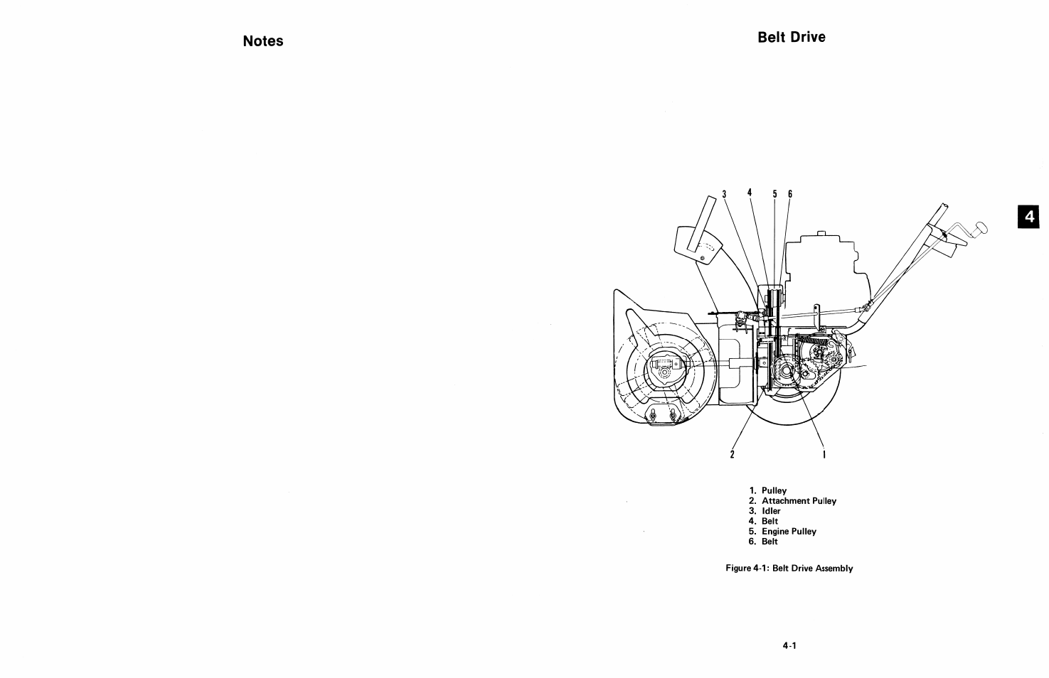 Belt drive | Ariens 924 User Manual | Page 27 / 72