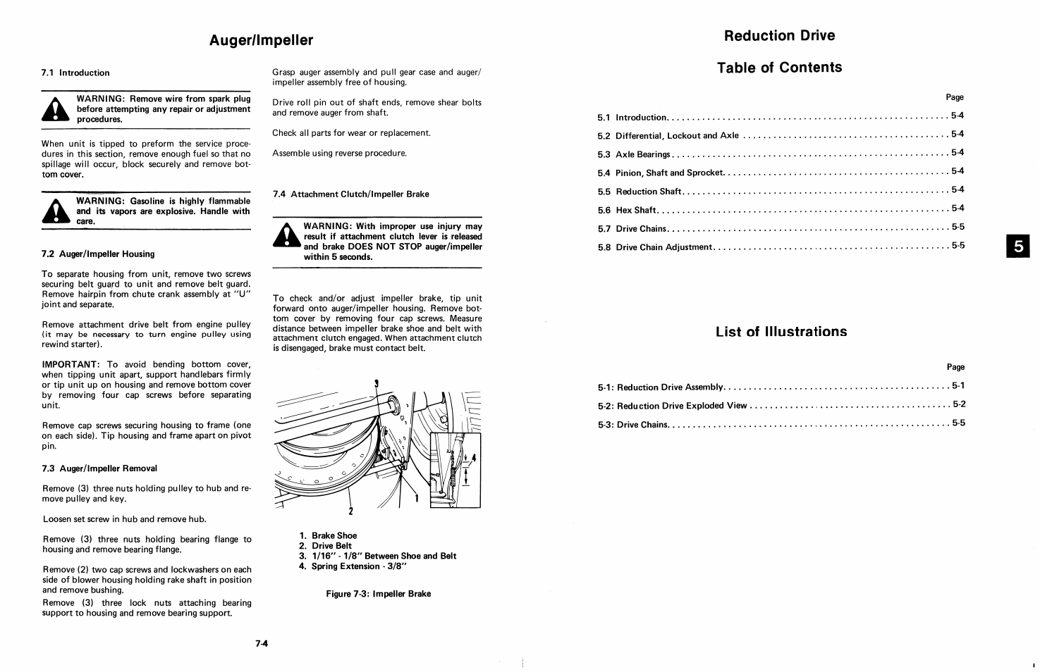Auger/impeller | Ariens 924 User Manual | Page 46 / 72