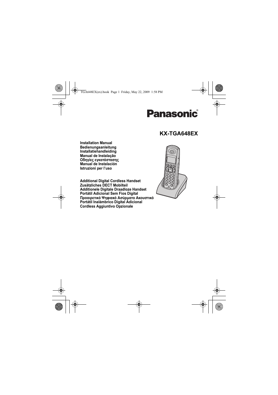 Panasonic KXTGA648EX User Manual | 44 pages