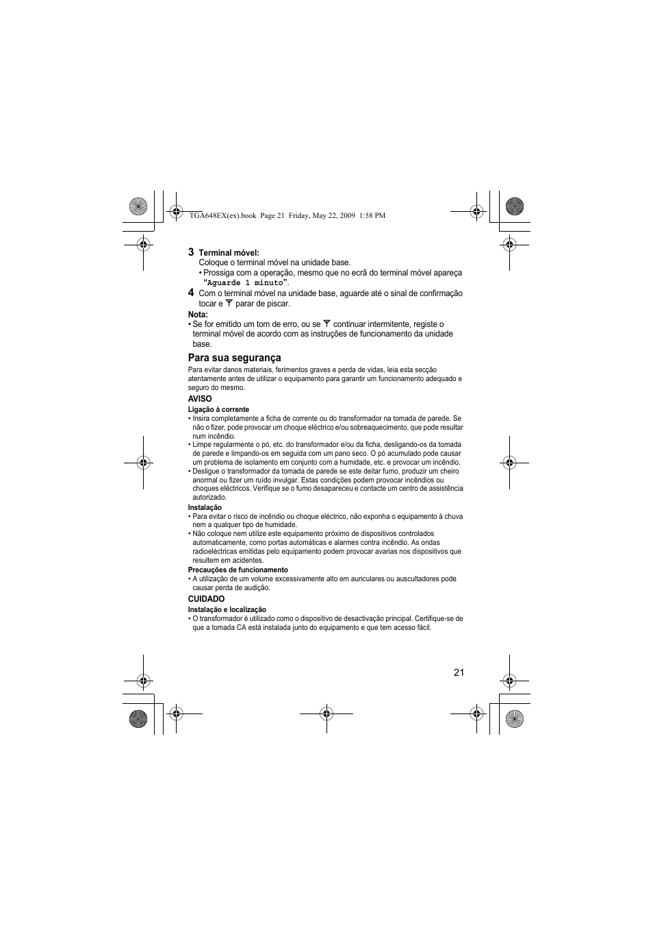 Panasonic KXTGA648EX User Manual | Page 21 / 44