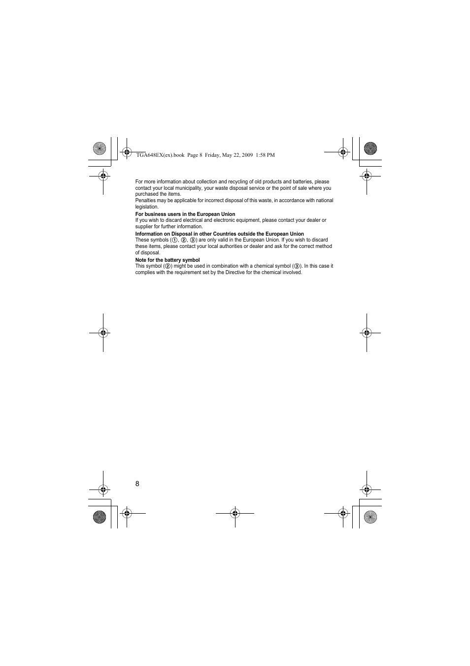 Panasonic KXTGA648EX User Manual | Page 8 / 44