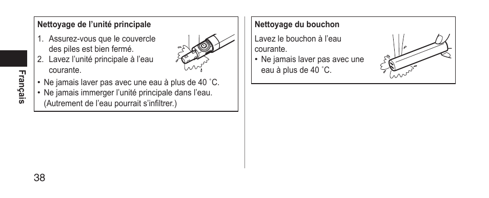 Panasonic EWDS11 User Manual | Page 38 / 118