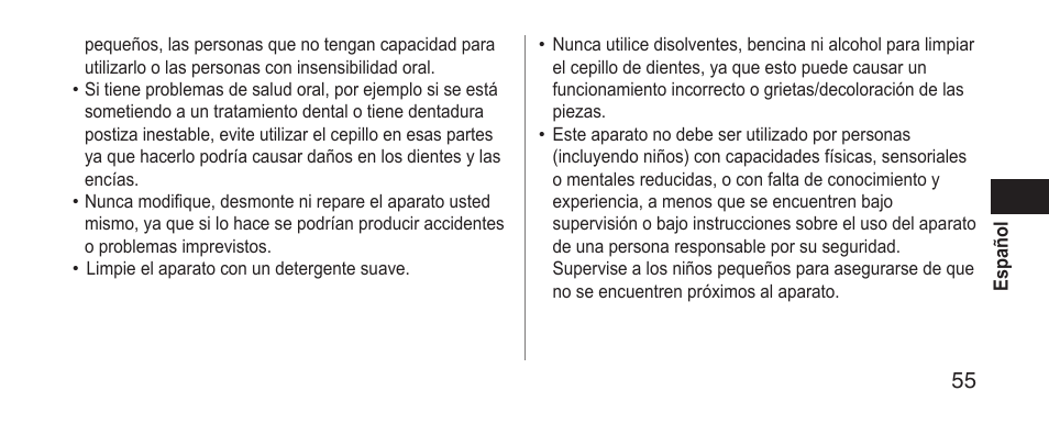 Panasonic EWDS11 User Manual | Page 55 / 118