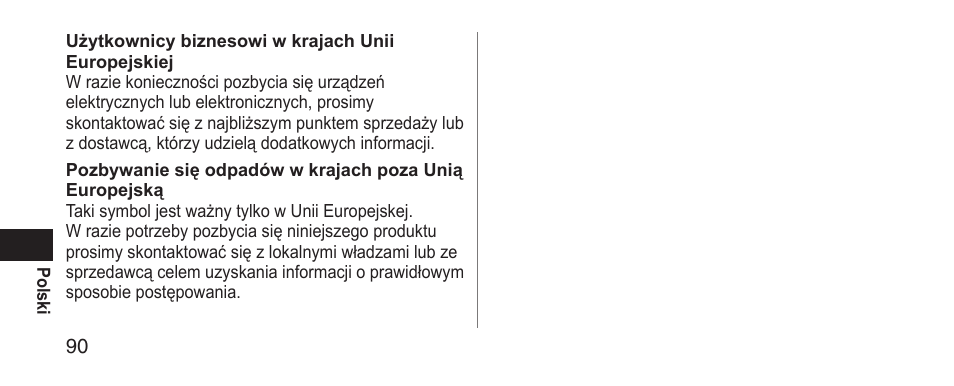 Panasonic EWDS11 User Manual | Page 90 / 118