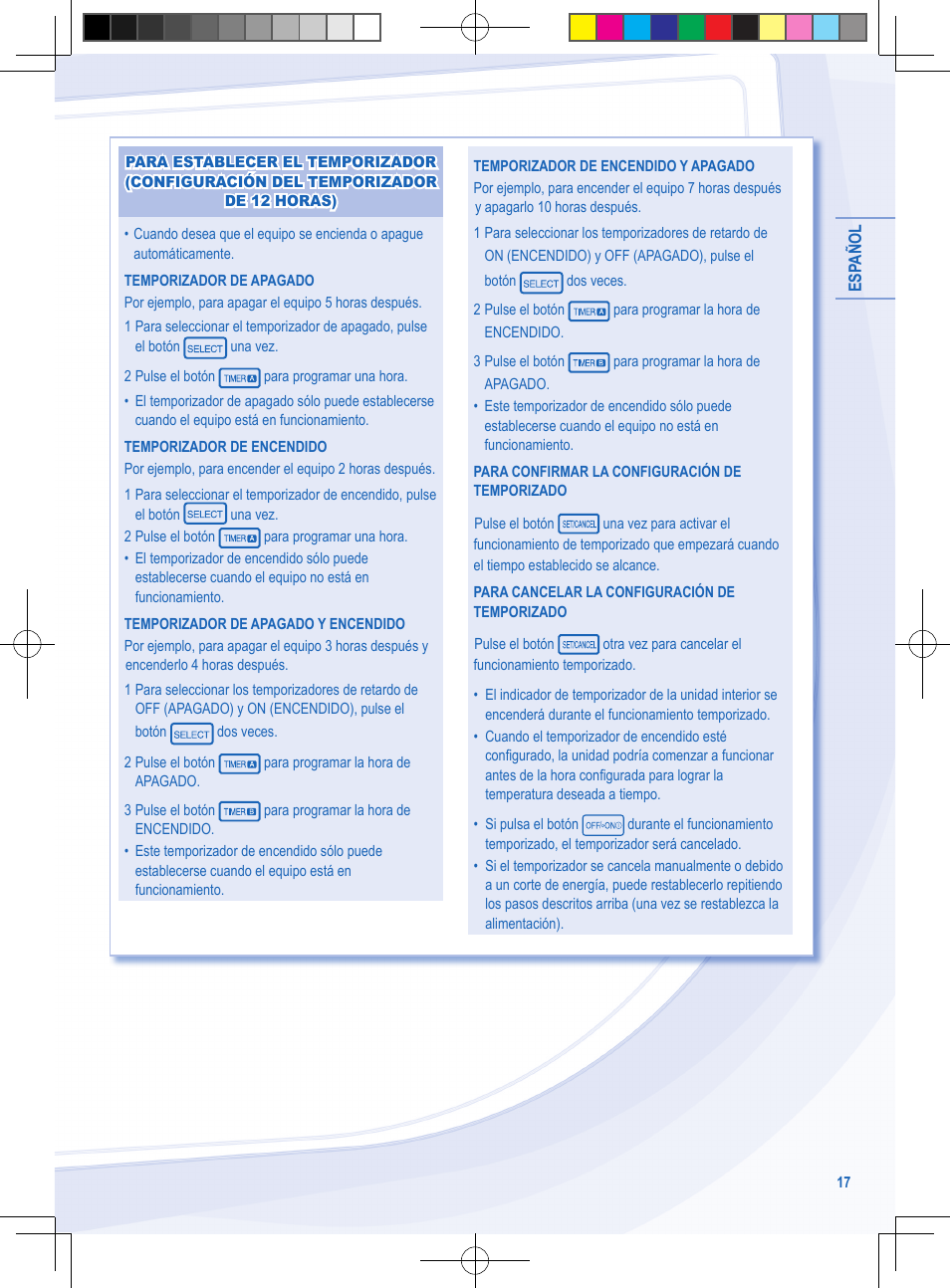 Panasonic CSYE18MKX User Manual | Page 17 / 60
