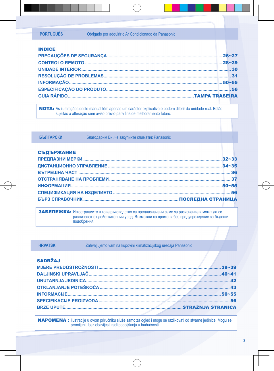 Panasonic CSYE18MKX User Manual | Page 3 / 60