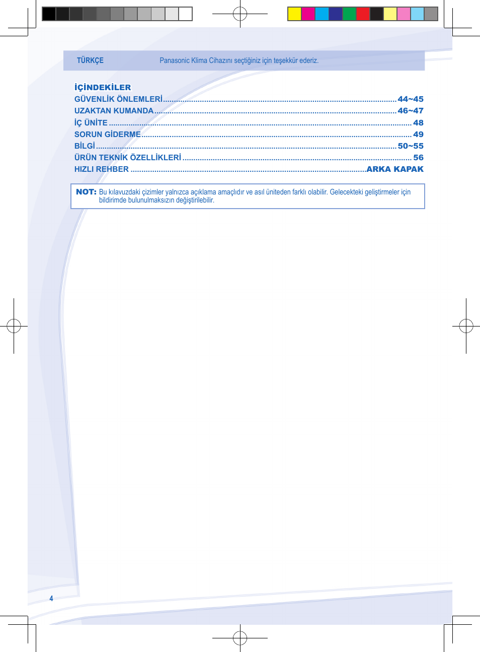 Panasonic CSYE18MKX User Manual | Page 4 / 60