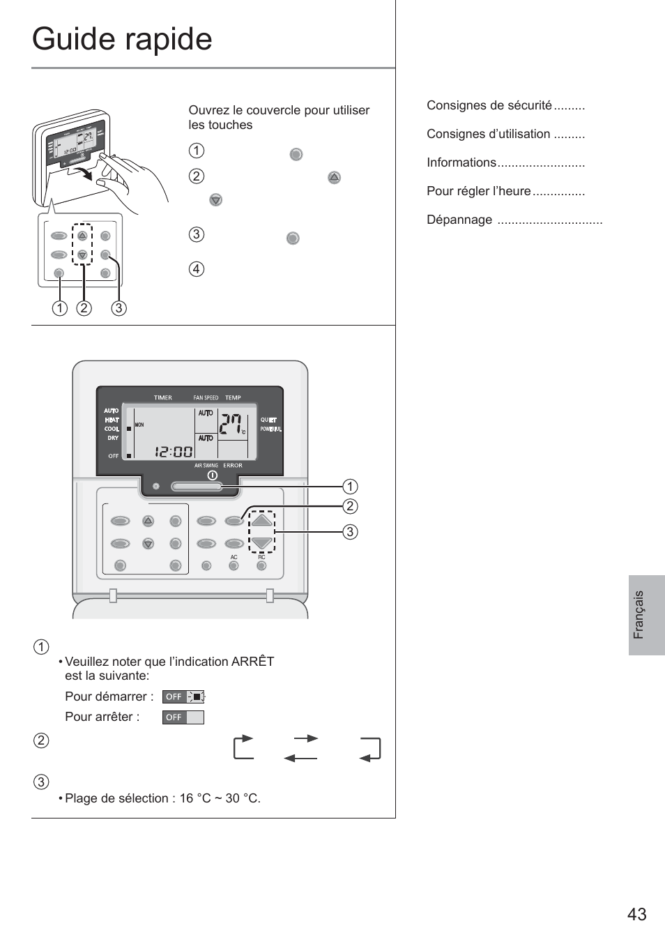 Panasonic CU2E15PBE User Manual | Page 43 / 76