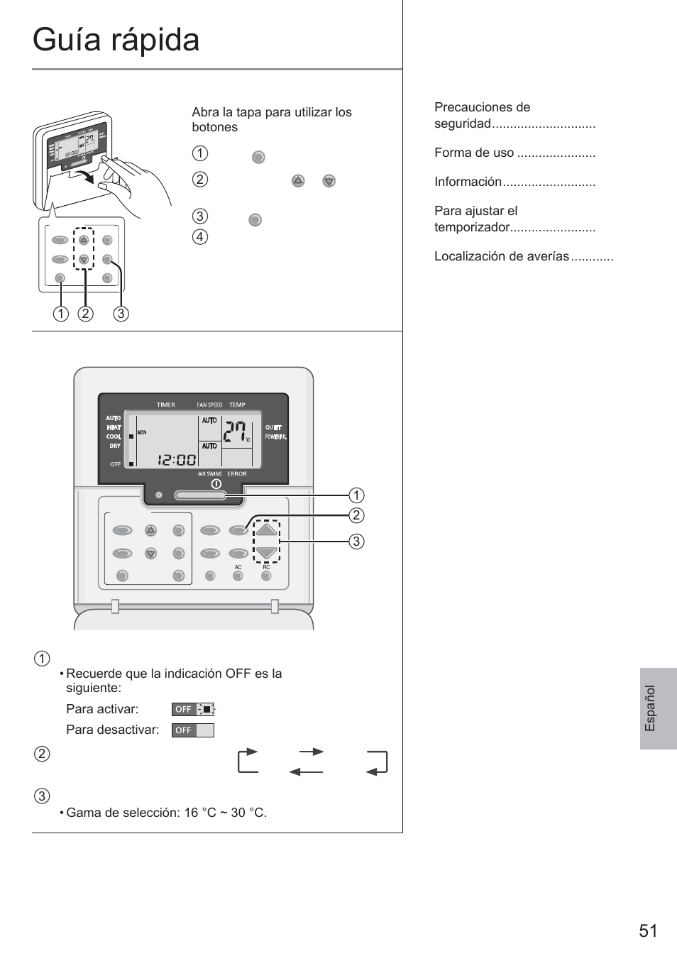 Panasonic CU2E15PBE User Manual | Page 51 / 76