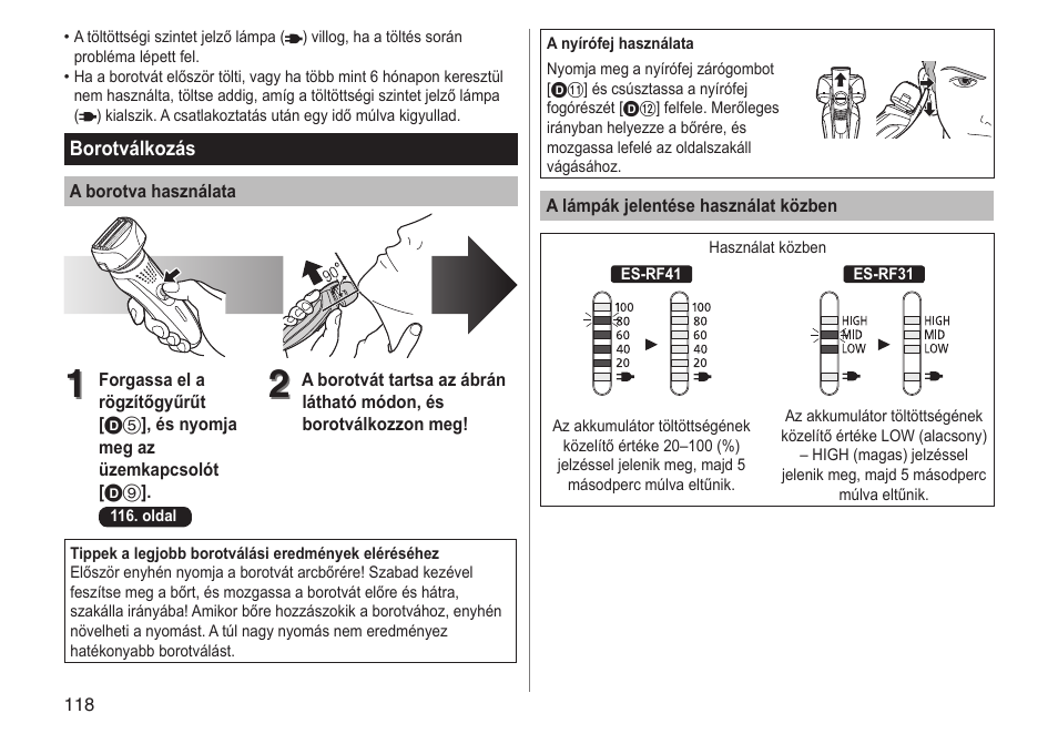 Panasonic ESRF31 User Manual | Page 118 / 142