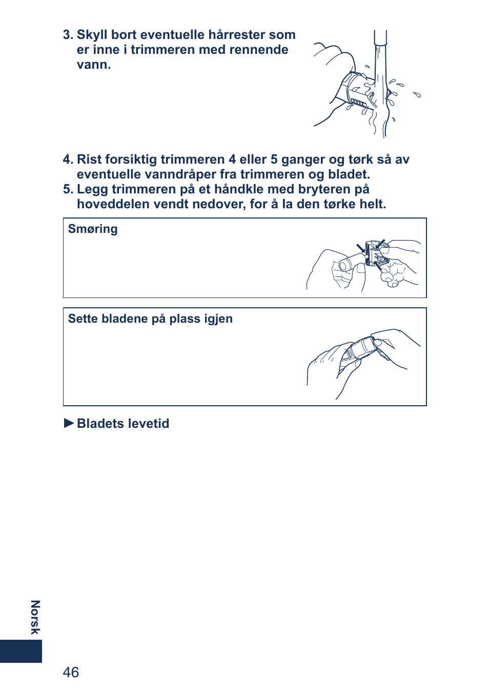 Panasonic ER2403 User Manual | Page 46 / 104