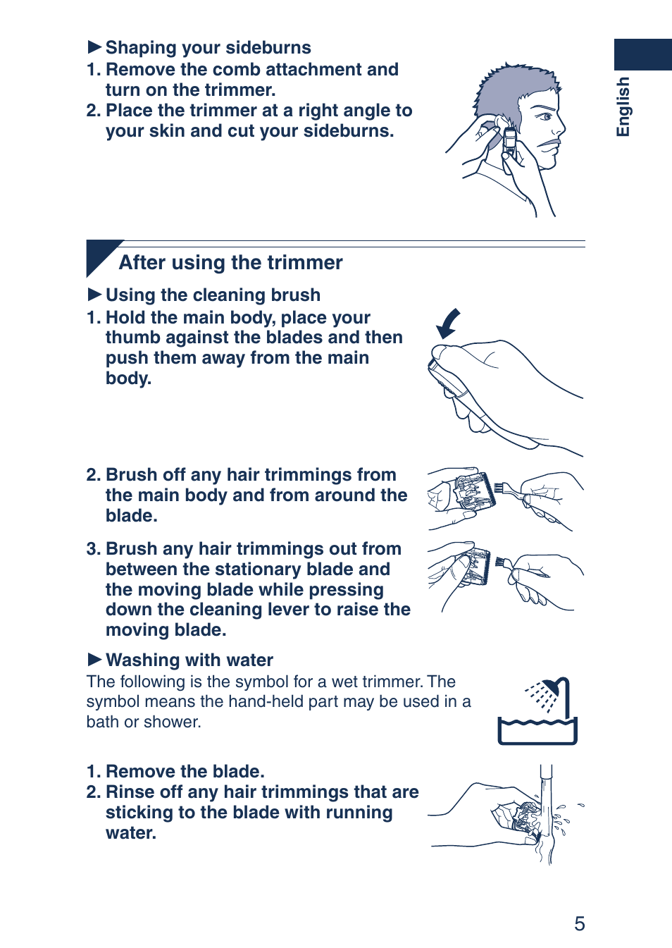 Panasonic ER2403 User Manual | Page 5 / 104